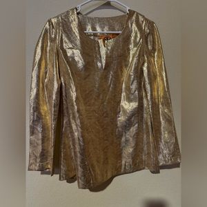 Tory Burch gold long sleeve shirt
